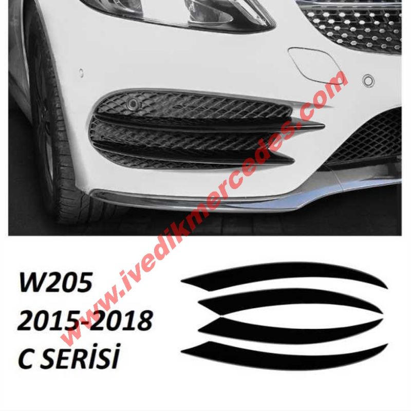 MERCEDES W205 2015-2018 SIS KASI 4 PARCA (PIANO BLACK)