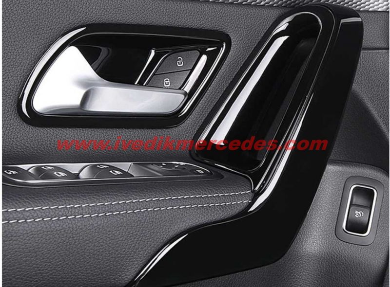 MERCEDES W177 A SERİSİ 2019+ KAPI KOLCAK KAPLAMA - PIANO BLACK