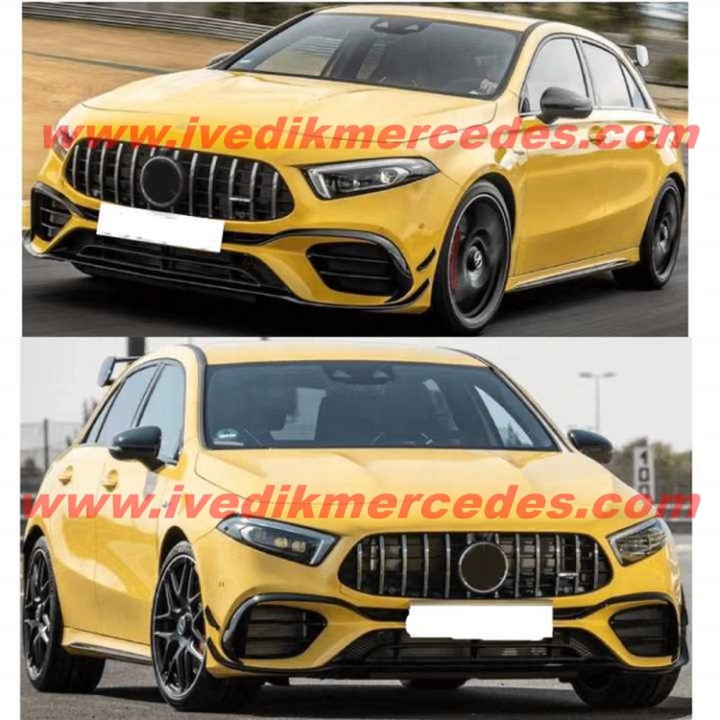 MERCEDES W177 2019+ A45 ÖN TAMPON PANJUR SETİ