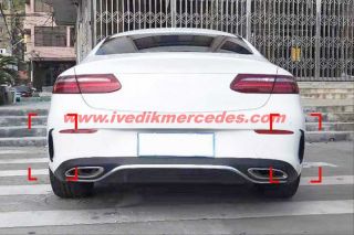 MERCEDES C238 E COUPE ARKA TAMPON BICAKLARI