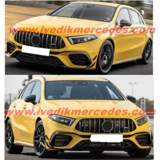 MERCEDES W177 2019+ A45 ÖN TAMPON PANJUR SETİ