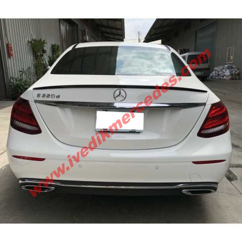 MERCEDES BENZ W213 E SERISI DÜZ SPOILER PIANO BLACK