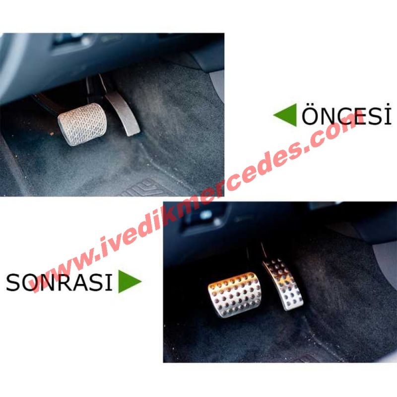 MERCEDES A/B/GLA/CLA/ML/GL SERISI PEDAL SETI OTOMATIK