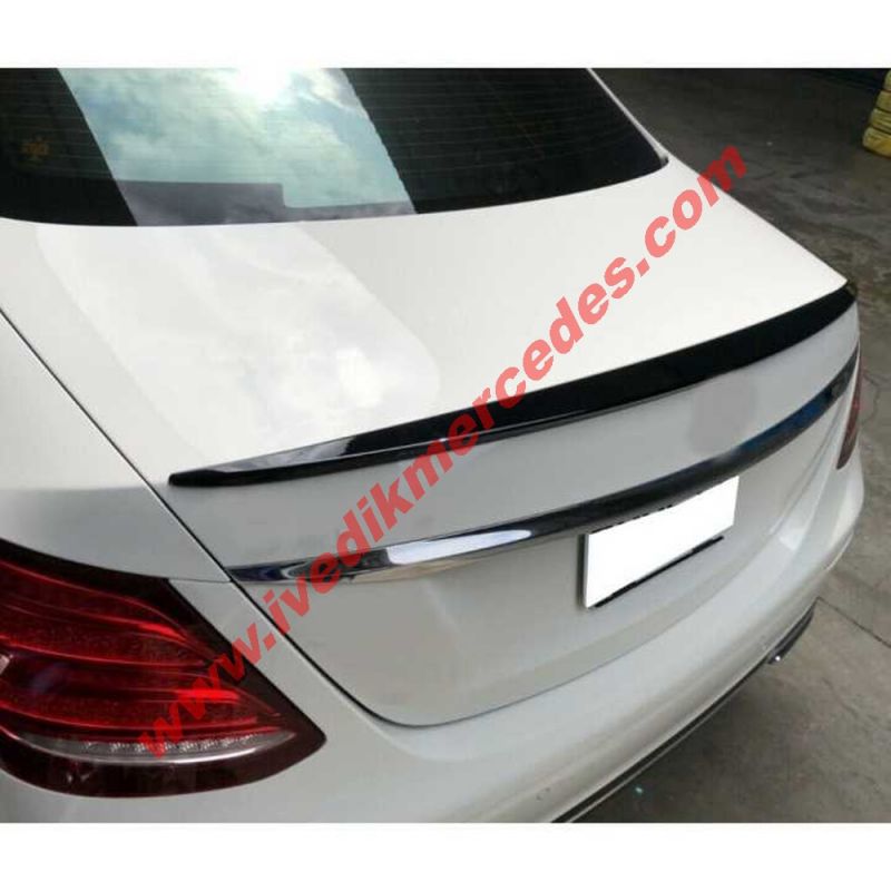 MERCEDES BENZ W213 E SERISI DÜZ SPOILER PIANO BLACK