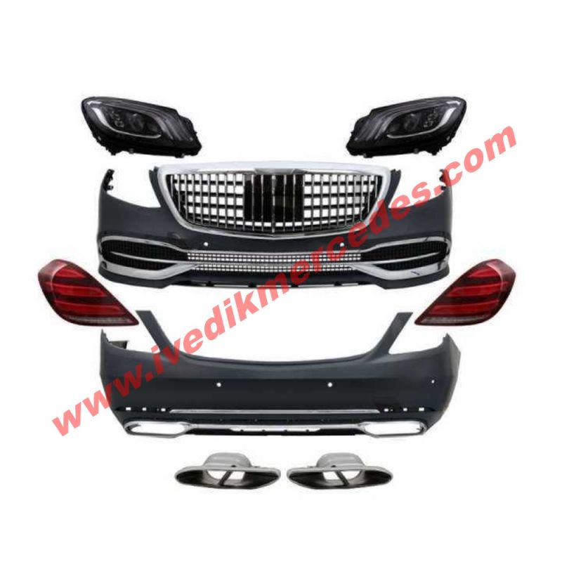 MERCEDES W222 S SERİSİ 2014-2020 MAYBACH BODY KIT (MAYBACH FAR VE STOP DAHİL)