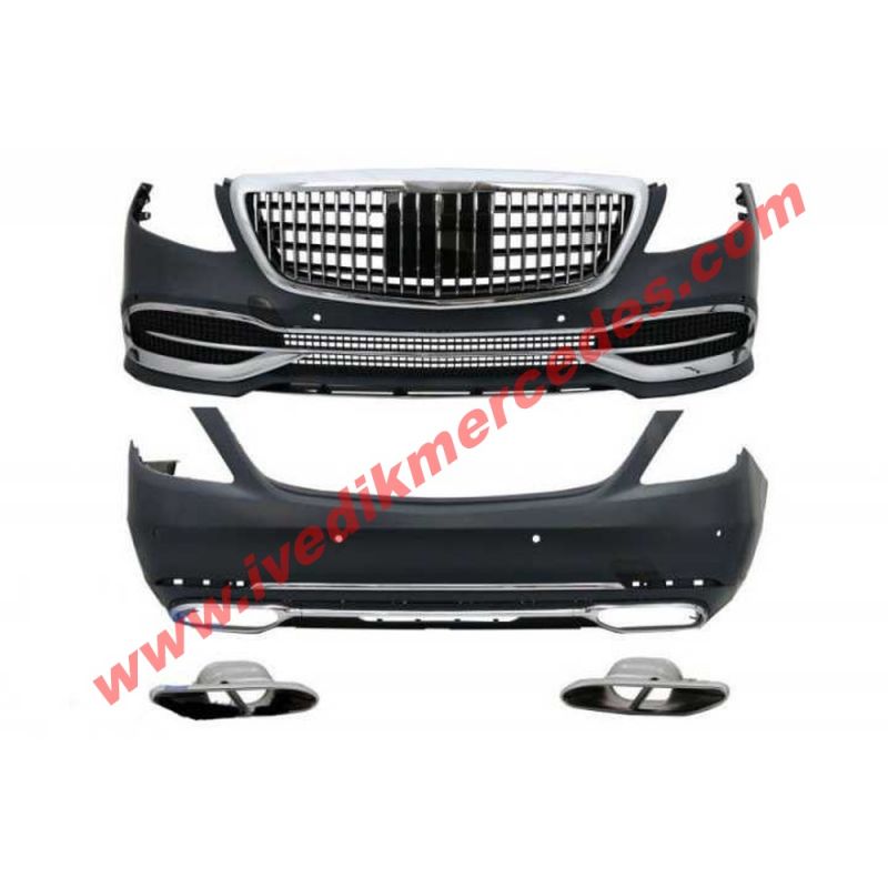 MERCEDES W222 S SERİSİ 2014-2020 MAYBACH BODY KIT (MAYBACH FAR VE STOP DAHİL)